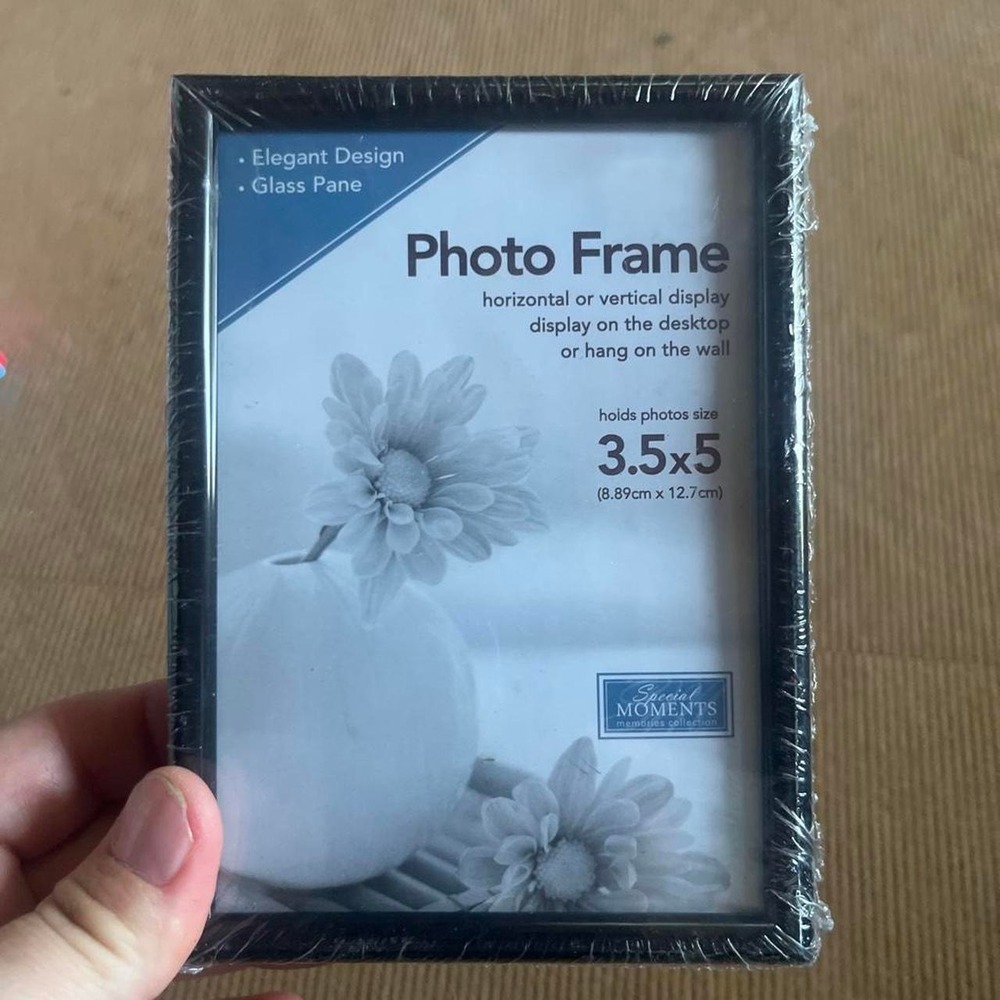 black 3.5x5 photo frame